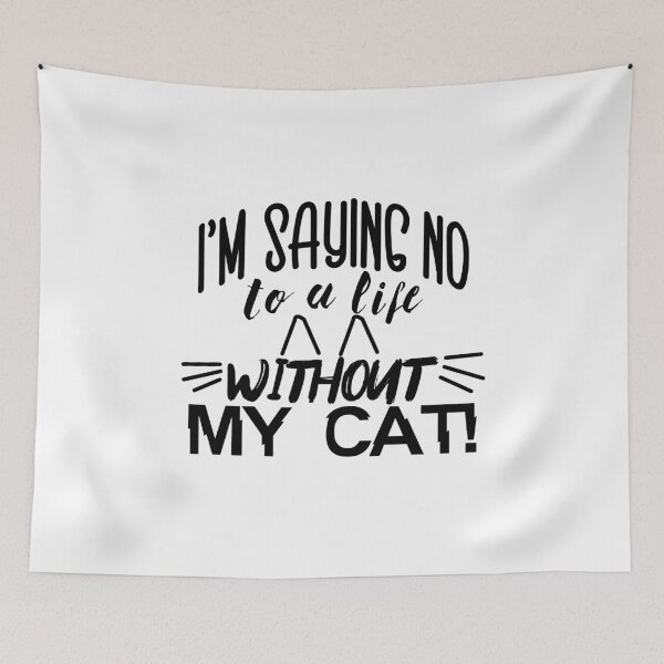 Item preview, Life without a cat designed and sold by revoda.