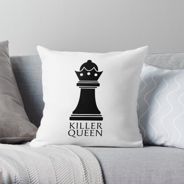 Killer Queen Black Throw Pillow