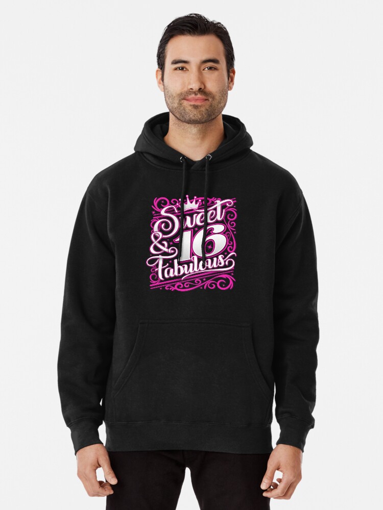 16th Sweet Sixteen Pullover Hoodie for Sale