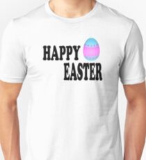 Happy easter with colorful easter egg Unisex T-Shirt