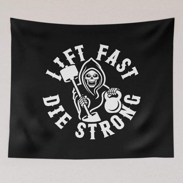Item preview, Lift Fast Die Strong designed and sold by Brogress Project.