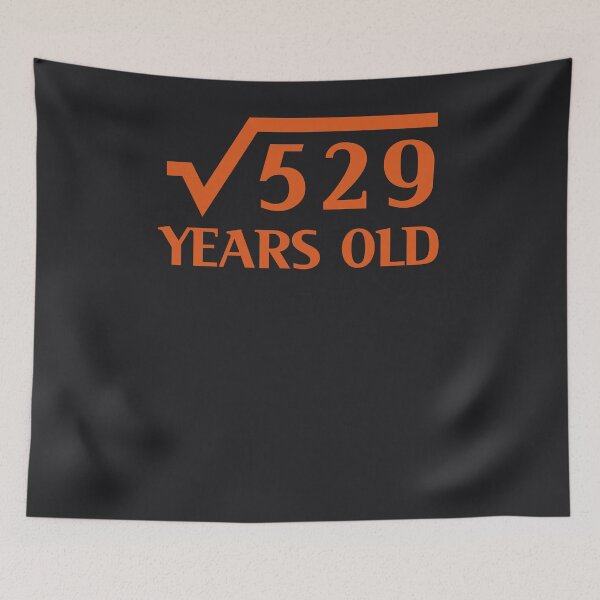 Item preview, 23th Happy Birthday Art 23 Years Old Square Root of 529  designed and sold by melsens.