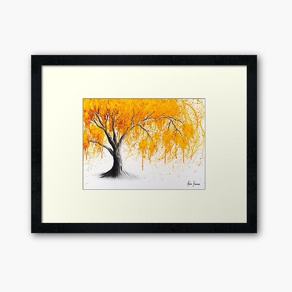 Rusty Desert Tree Framed Art Print