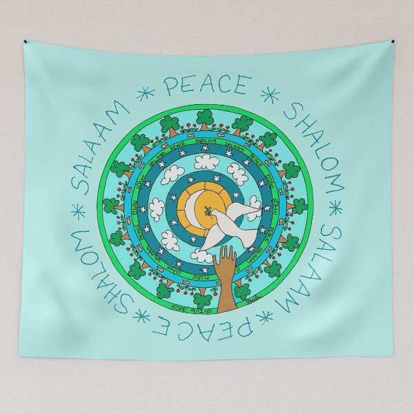 Item preview, Peace Salaam Shalom designed and sold by Paula Rosenstock.