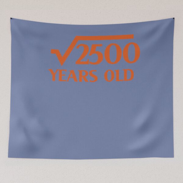 Item preview, 50th Happy Birthday Art 50 Years Old Square Root of 2500  designed and sold by melsens.