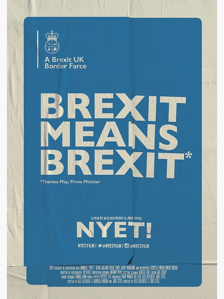 Brexit Poster by nyetfilm