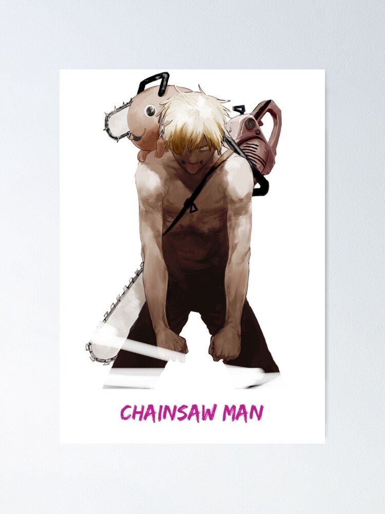 Chainsaw Man Poster By Japanesegoods Redbubble
