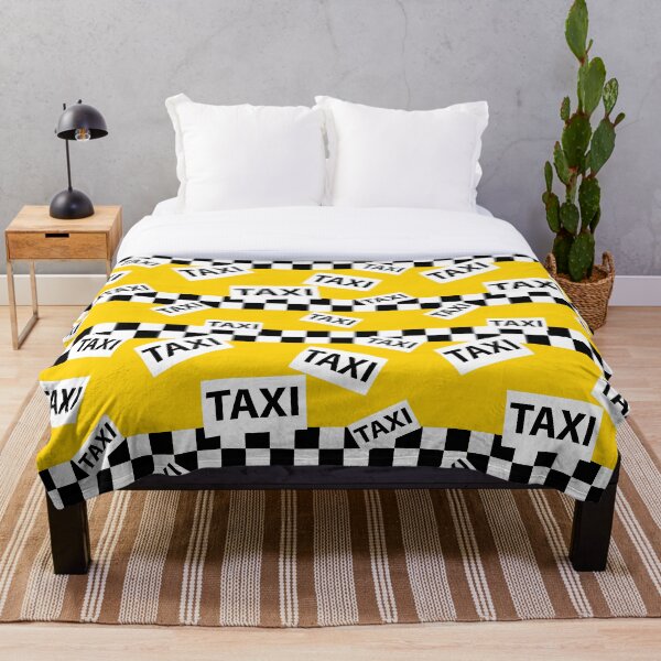 Patrón de taxi amarillo de Nueva York Manta