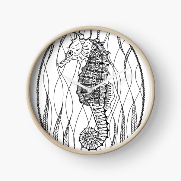 Seahorse Clock