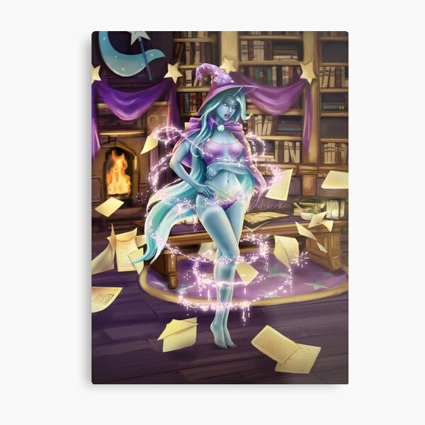 Library Trick Metal Print