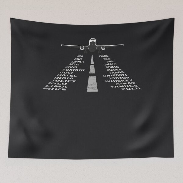 Item preview, Phonetic Alphabet Design | Pilot Cadet Airplane Art designed and sold by melsens.