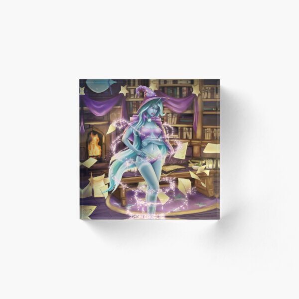 Library Trick Acrylic Block