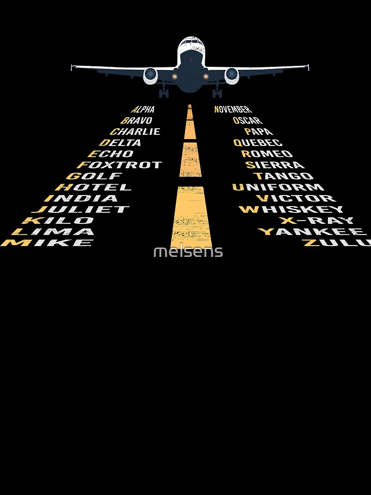 Phonetic Alphabet T-Shirt | Pilot Cadet Airplane Shirt Phonetic Alphabet T-Shirt | Pilot Cadet Airplane Shirt