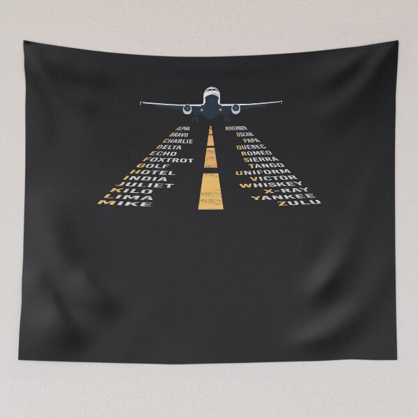 Item preview, Phonetic Alphabet Design | Pilot Cadet Airplane Art designed and sold by melsens.
