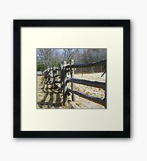 The Old Fence Framed Print