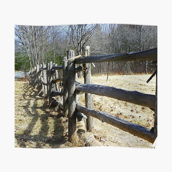 The Old Fence Poster