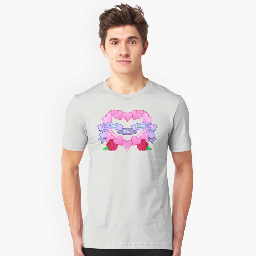 Shippin Lovin Smoochin Slim Fit T-Shirt