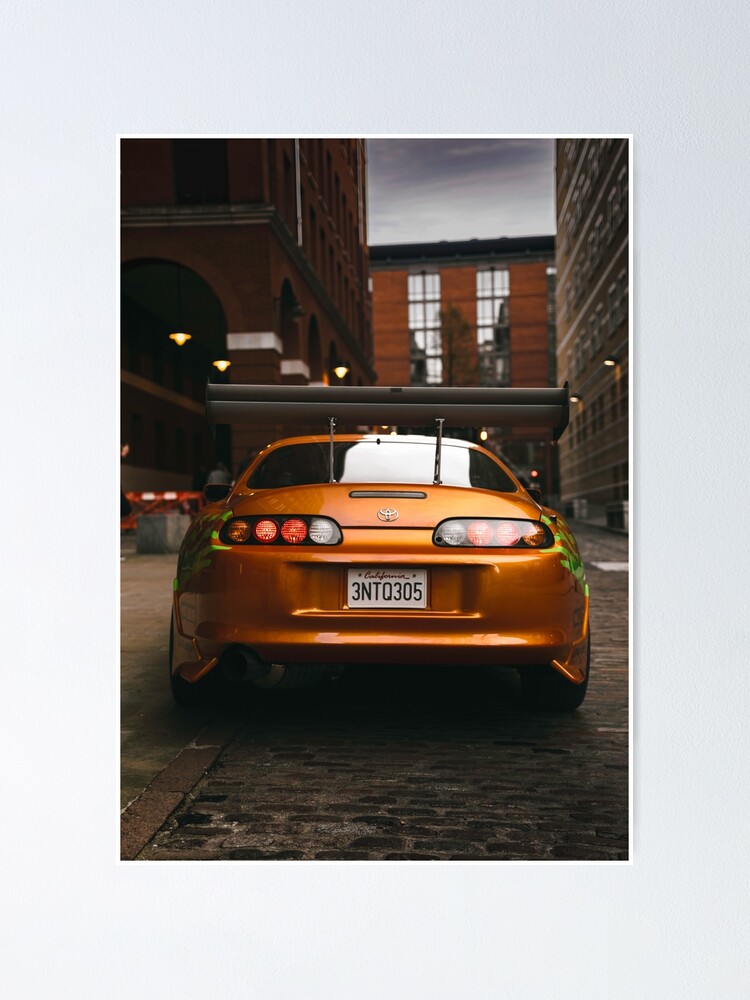 Paul Walker's Orange Toyota Supra from Fast & Furious Sale