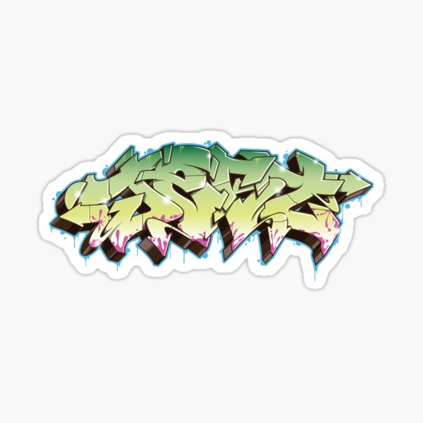 Full Alphabet Pack Individual Graffiti Letter Stickers –