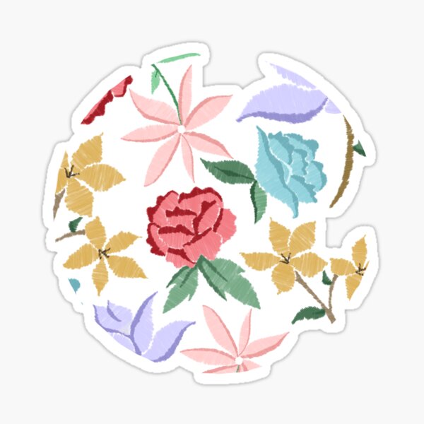 Item preview, The circle of Chinese embriodery designed and sold by Burgerisad.