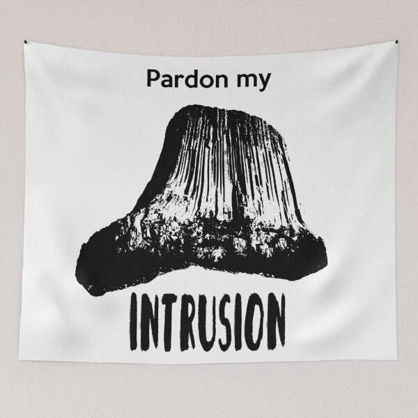 Item preview, geo002 pardon my intrusion designed and sold by DuckyRubin.