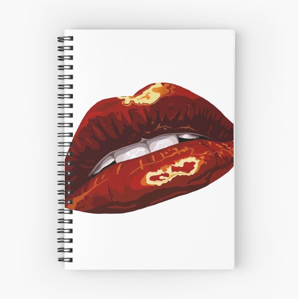 Item preview, Fiery Layered Graphic Lips designed and sold by Sarah Ludar-Smith.