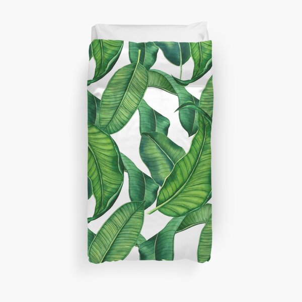 Tropical Leaves Duvet Cover