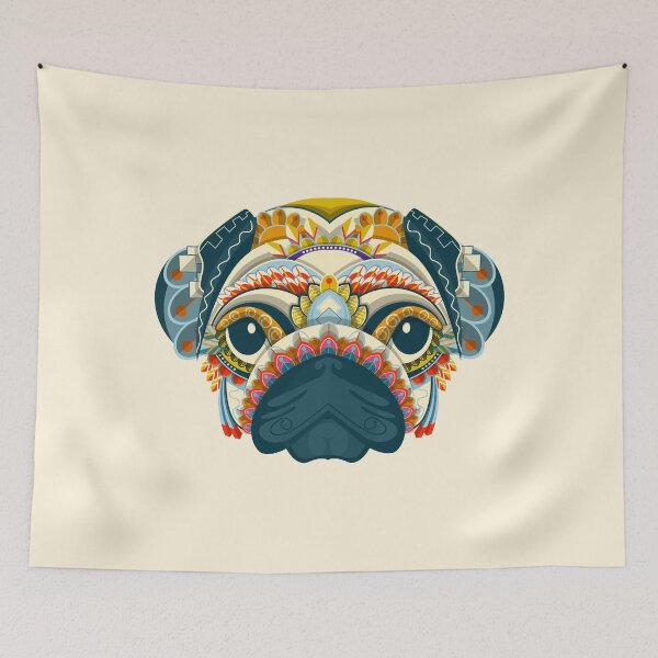 Item preview, Mandala Pug designed and sold by Bruno King.