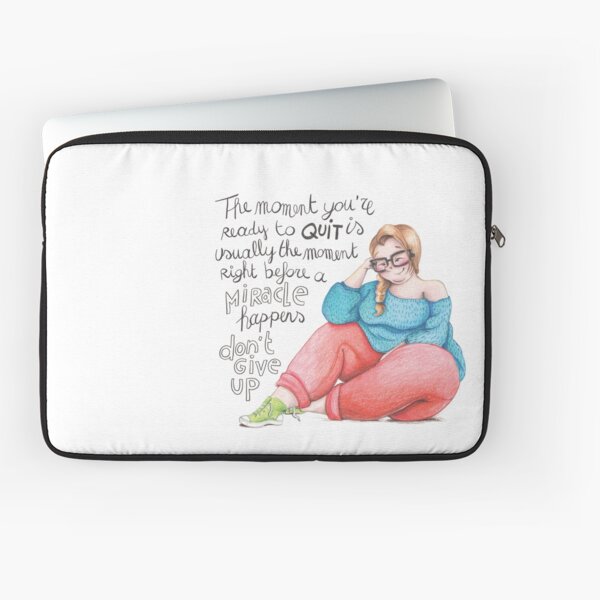 Don't give up before the miracle Laptop Sleeve