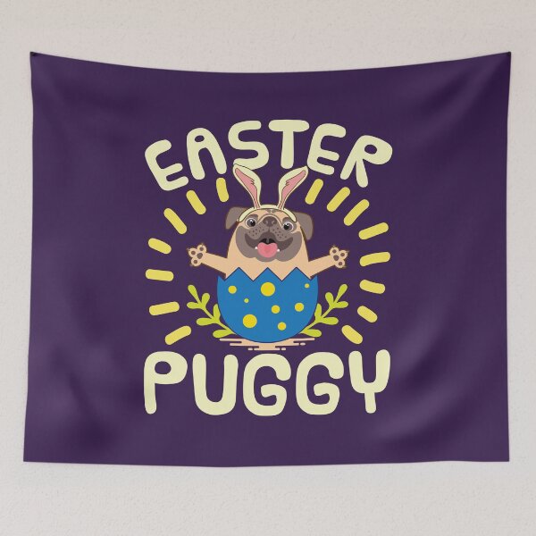 Item preview, Easter Pug Puggy designed and sold by jaygo.