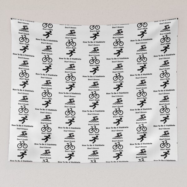 Item preview, How To Be A Triathlete Funny Quote designed and sold by MurphyMorganGifts.