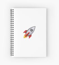 ROCKETSHIP STICKER Spiral Notebook
