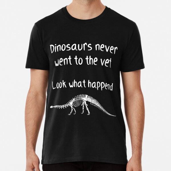 Dinosaurier Arzt Tierarzt Doktor Geschenk Premium T-Shirt