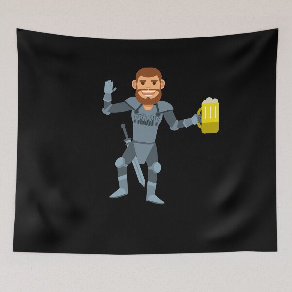 Item preview, Friday Knight - Funny Drinking Pun Joke Humor designed and sold by PrintPress.