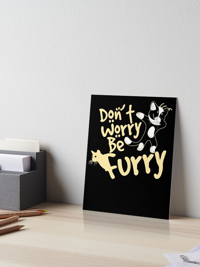Furry Fandom Funny' Poster, picture, metal print, paint by