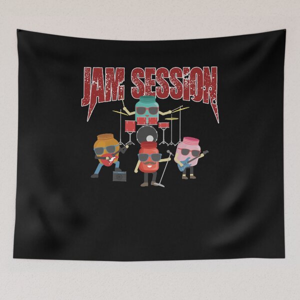 Item preview, Funny Jam Band - Silly Food Music Guitar Drums designed and sold by PrintPress.