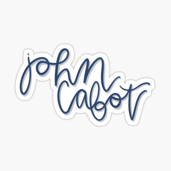 Vista previa del artículo con la obra «John Cabot», diseñado y vendido por Micayla Mirabella.