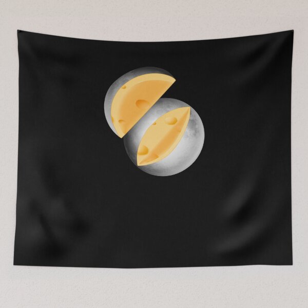 Item preview, Cheese Moon - Funny Space Food Galaxy Universe designed and sold by PrintPress.