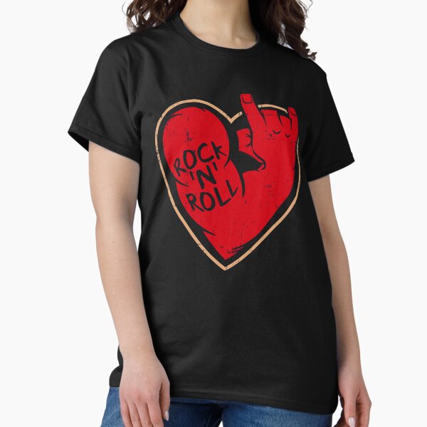 Vista previa del artículo con la obra «Amo el rock n roll heart 2», diseñado y vendido por Billianidesigns.