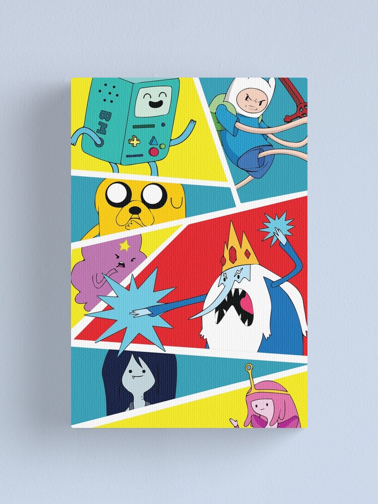 Adventure Time Characters Canvas Print By Rainbowdreamer Redbubble