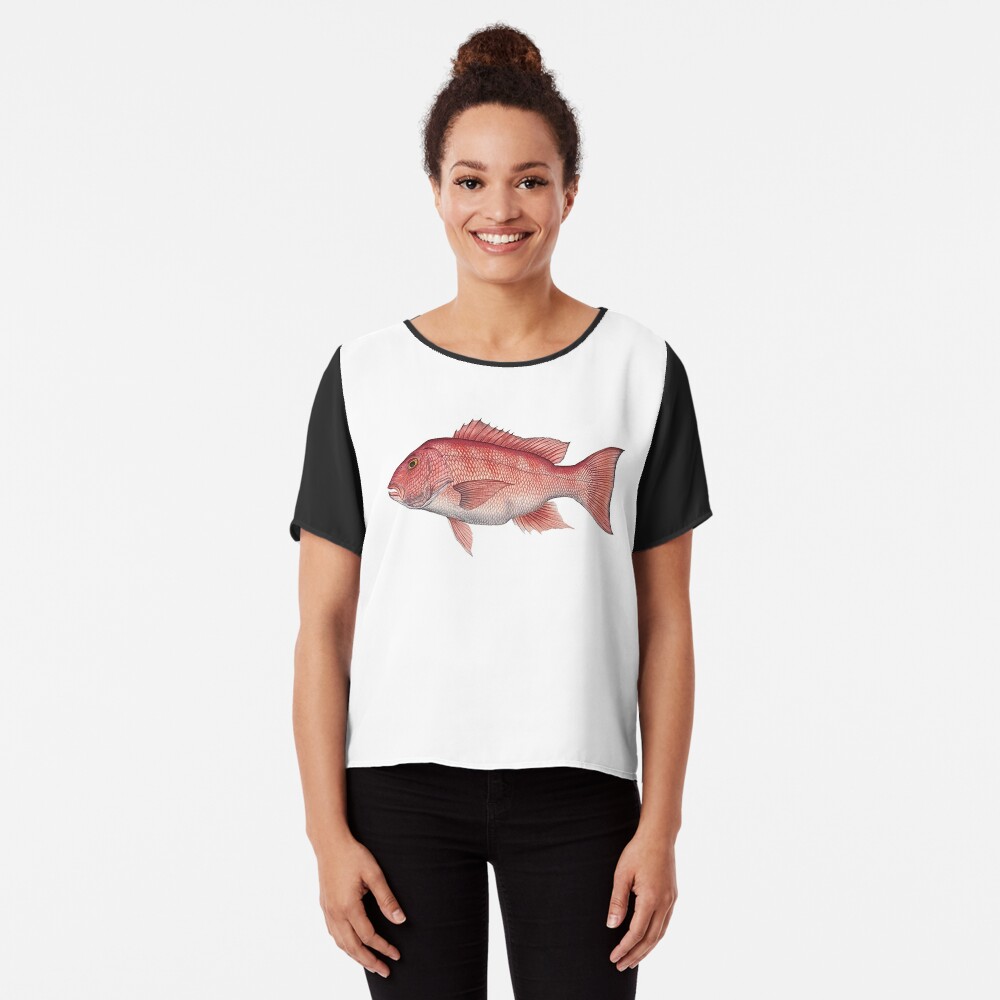 Red Snapper Fisher Fish Catcher Fisherman Fishing Premium T-Shirt