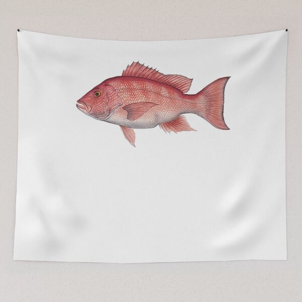 Item preview, Red Snapper - Red Snapper Painting - Red Snapper Shirt - Fisherman Gift - Fish Painting - Fish Shirt - Fish Gift - Snapper Gift designed and sold by Galvanized.