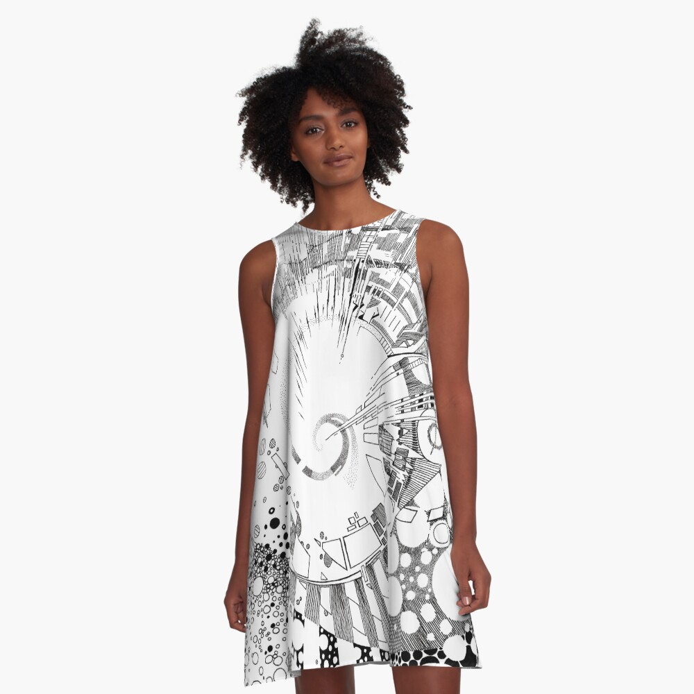 Item preview, A-Line Dress designed and sold by jeffjag.