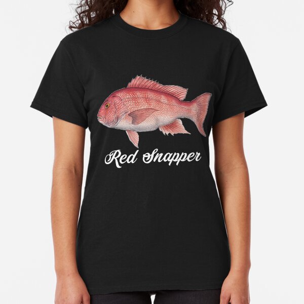 Red Snapper - Red Snapper Painting - Red Snapper Shirt - Fisherman Gift - Fish Painting - Fish Shirt - Fish Gift - Snapper Gift Classic T-Shirt