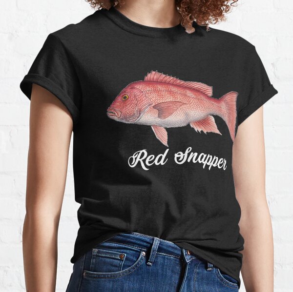 Red Snapper Whisperer Shirt Deep Sea Fishing Clothing Bass T-Shirt