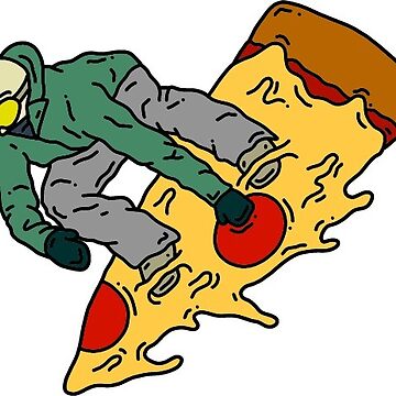 Artwork thumbnail, Pizza Snowboarder by Robin Pinger