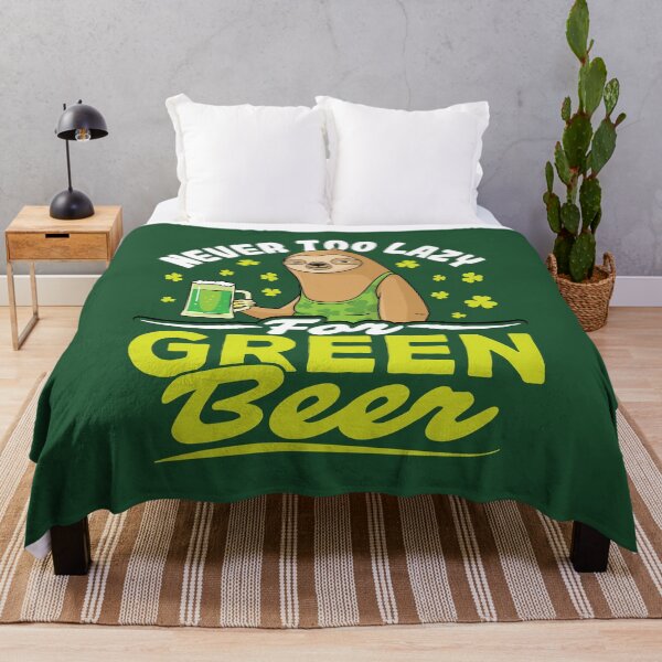 Item preview, Sloth St. Patrick's Day Never Too Lazy For Green Beer designed and sold by jaygo.