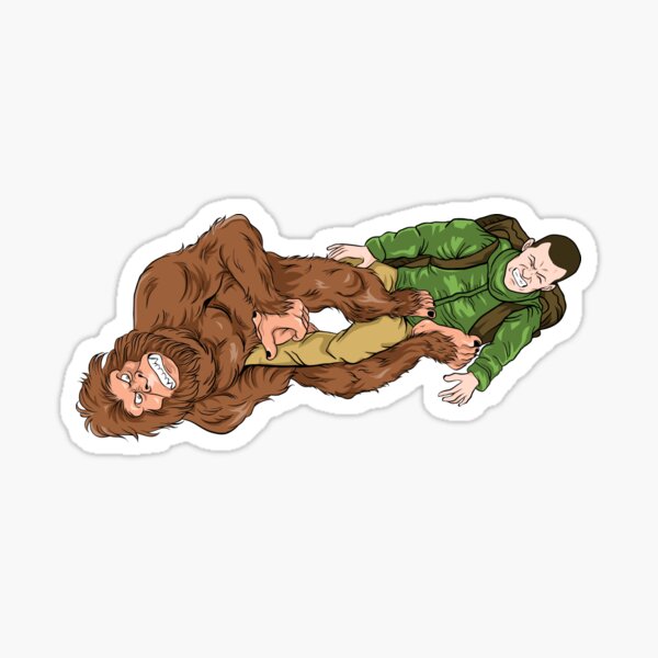 Item preview, Awesome BJJ Bigfoot Footlock Hiker Jiu-Jitsu  designed and sold by Schillz914.
