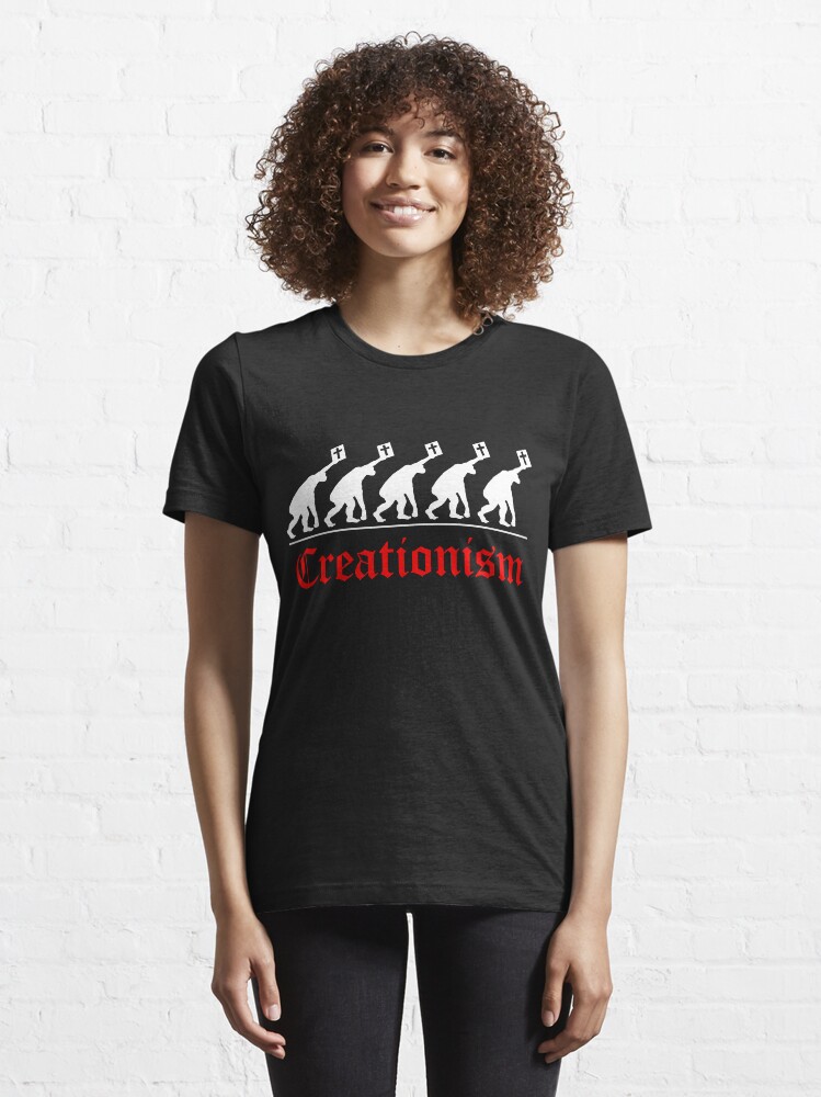 Alternate view of CHRISTIAN EVOLUTION Essential T-Shirt