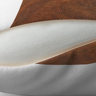 Alternate view of Old Tan Leather Texture | Cowhide Throw Pillow